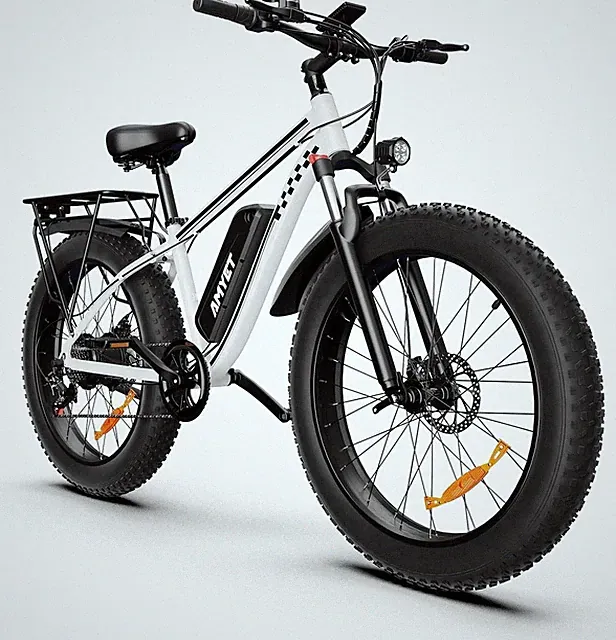 AMYET EB26 Ebike Electric bike For Adults 26" Fat Tire 48/15AH Electric Bicycle