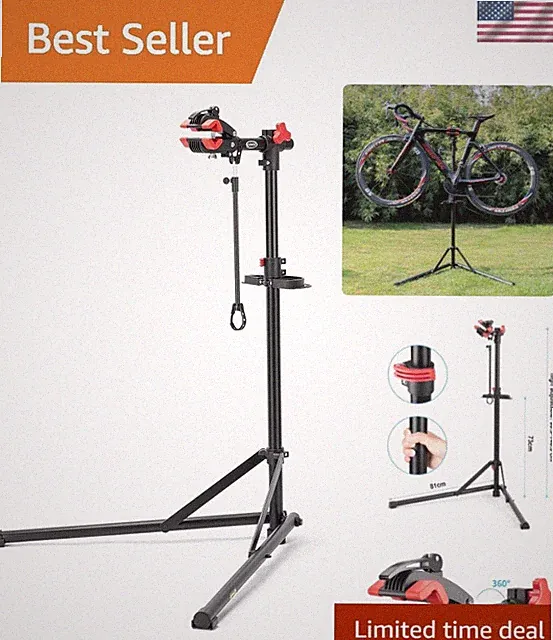 Bike Repair Stand - Maintenance Workstand for Mountain and Road Bikes