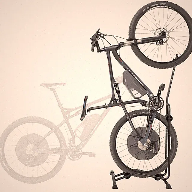 CD Upright Vertical & Horizontal MTB Road Bike Bicycle Floor Parking Stand Rack