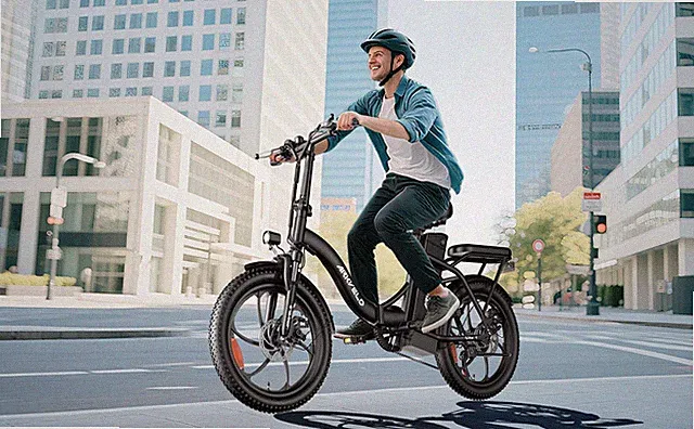 E-bike 48V 13AH City Folding Electric Bike 750W Max 28Mph For Urban Commuter