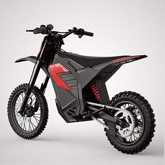 Electric Motorcycle Dirt Bike Bicycle Peak 3000W 38MPH 48V23AH All Terrain eBike