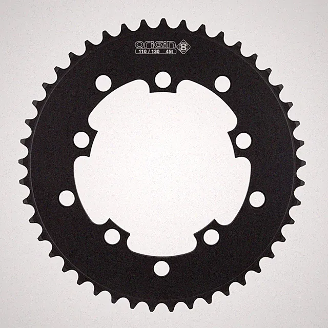Origin8 45T Single Speed Aluminum Chainring 110/130mm BCD for MTB & Road