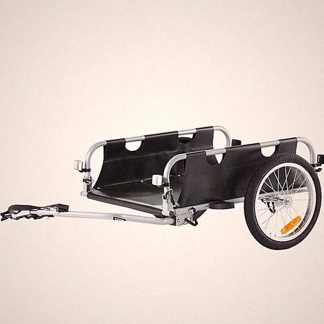 VEVOR Bike Cargo Trailer Bicycle Carrier Storage Cart 100lbs Load Aluminum Alloy